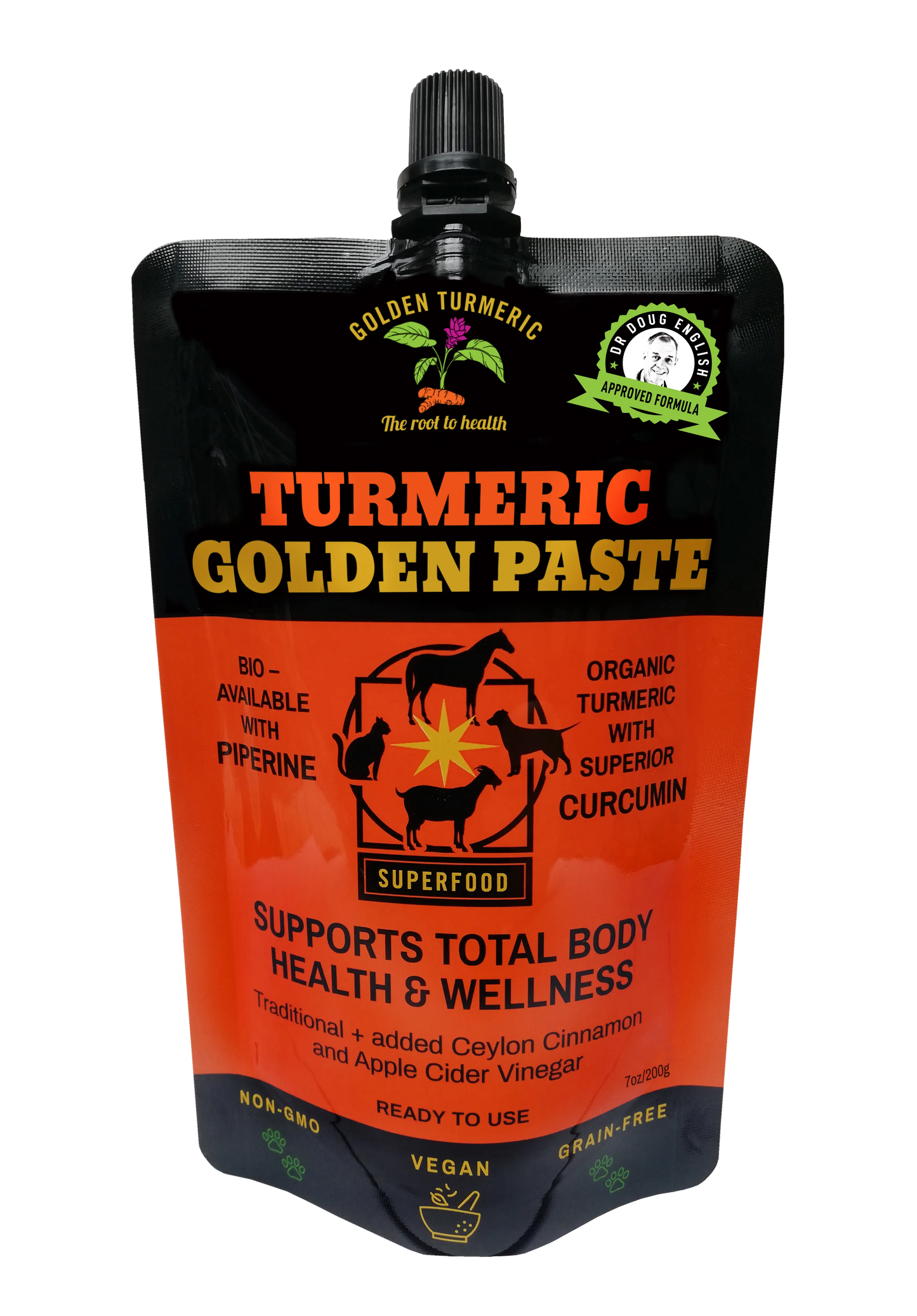 Golden paste for dogs